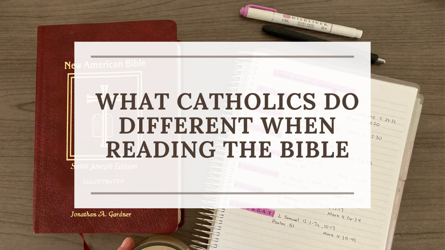 The Surprising thing Catholics do different when reading the Bible ...